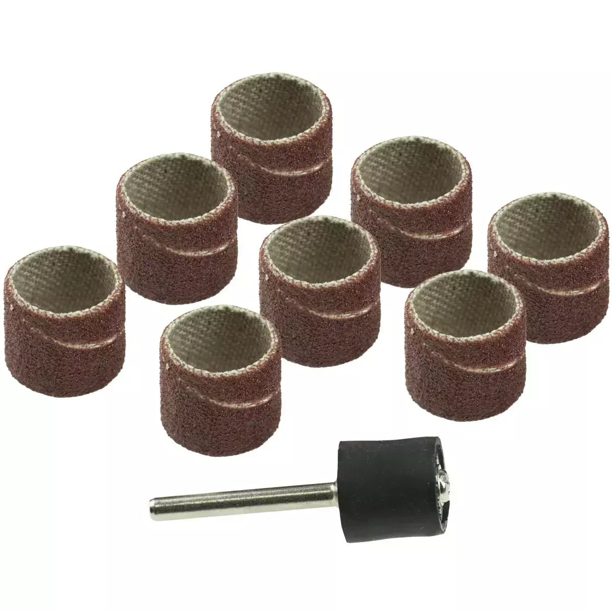 Šlifavimo juosta 12.7mm,K60,K120, rinkinys 11vnt, (8+1 itvaras 3.2mm) DEDRA-EXIM-08T601-5902628084019