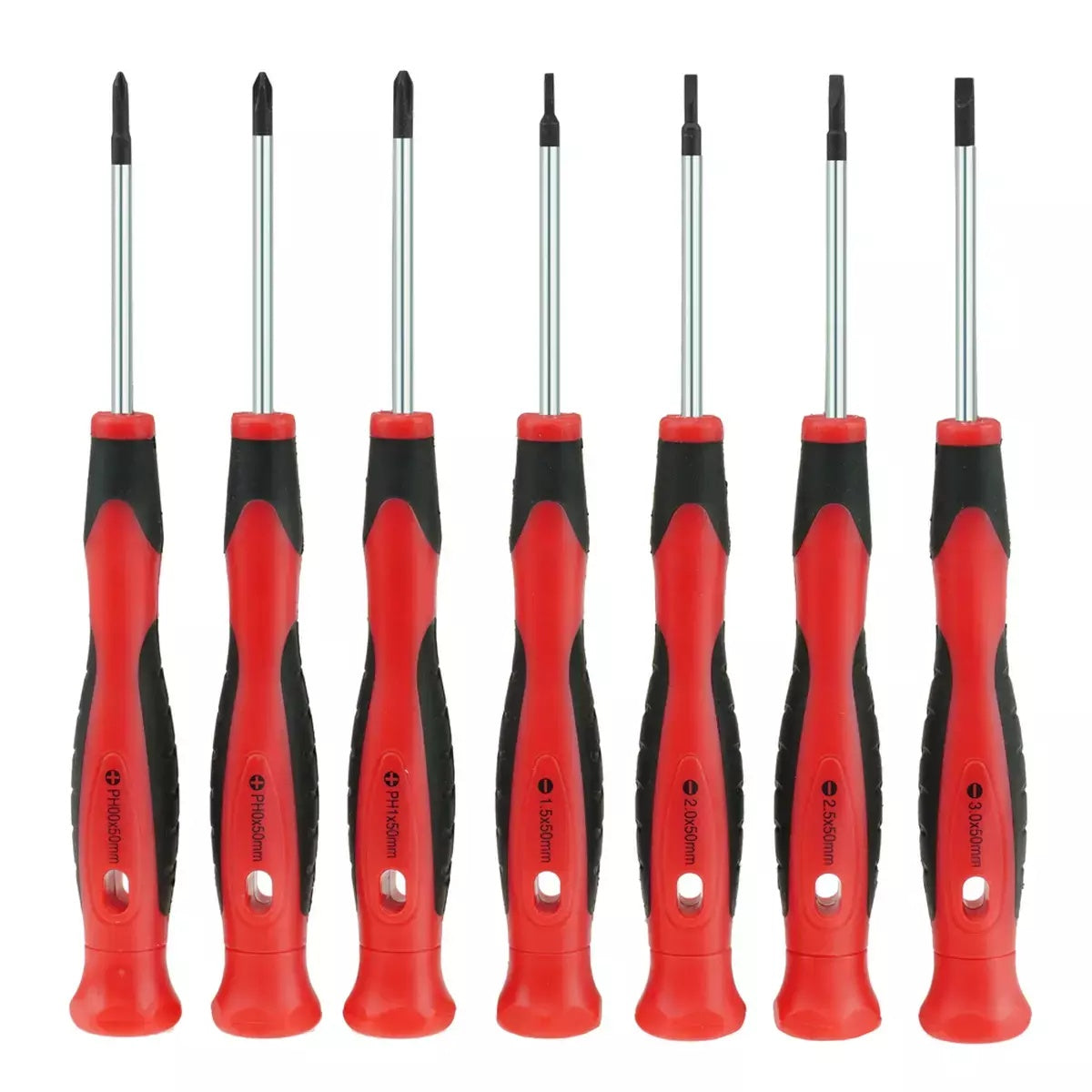 Precizišku atsuktuvu rinkinys 7 vnt, plienas CrV DEDRA-EXIM-06A080-5902628063007