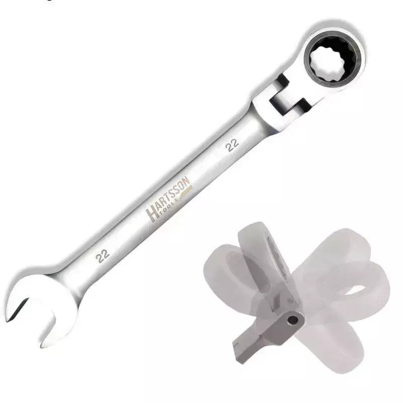 Raktas plokščias-kilpinis traškute 18mm lankstus DEDRA-EXIM-14GP52-5902628019967