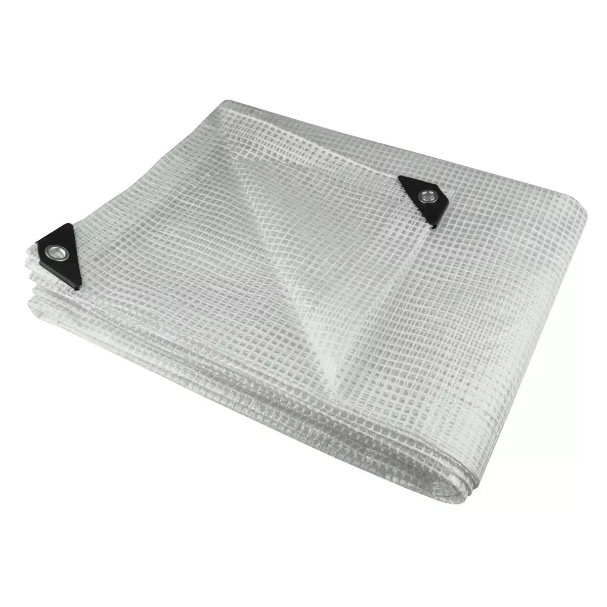 Brezentas 4x5, 100g/m² permatomas, šarvuotas Dedra-N09045-5902628250124