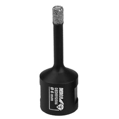 Žiedinis deimantinis grąžtas Vacuum brazed M14, 6mm DEDRA-EXIM-DED1592S06-5902628158833