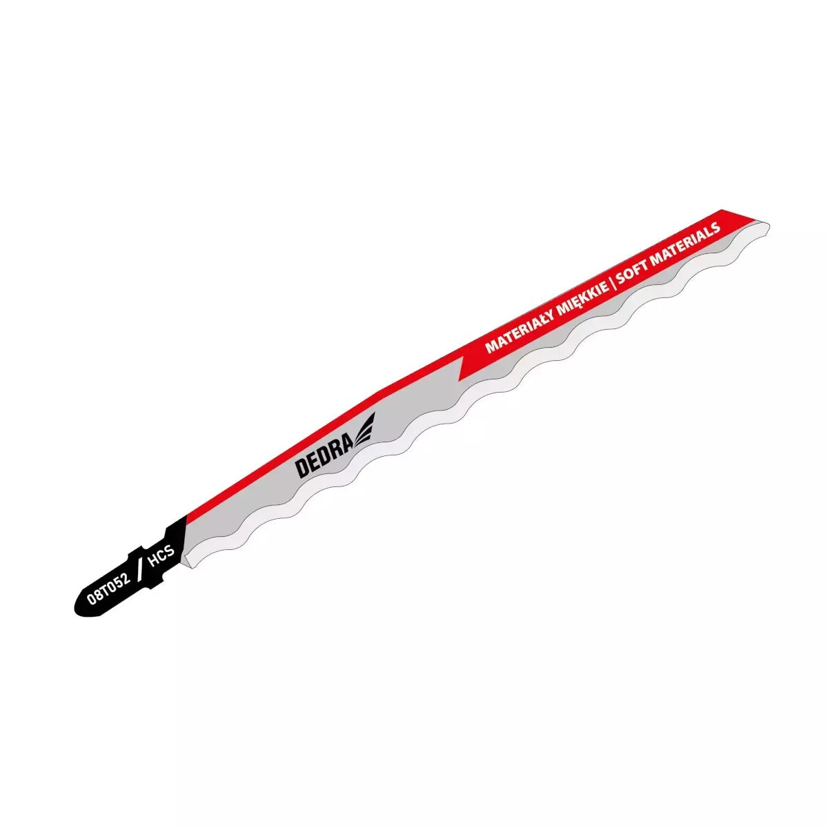 Pjuklo geležtes 150/125mm, gumai, HCS, T, 2 vnt. DEDRA-EXIM-08T052-5902628083524